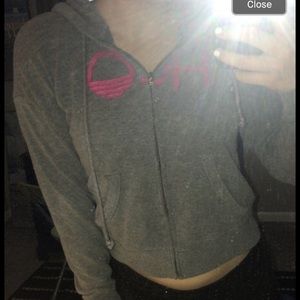 Hollister zip up sweater